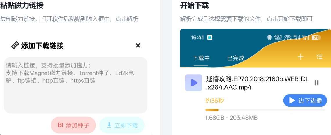 鱿鱼下载APP v1.1.4无广告不限速磁力下载器最新功能